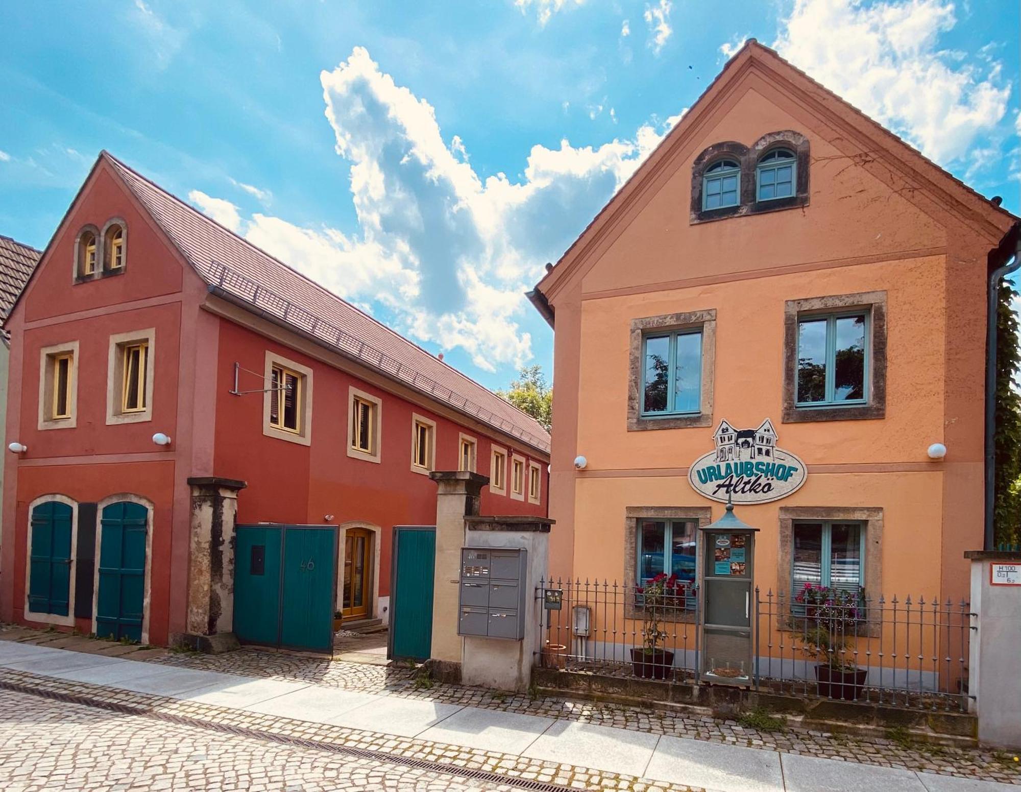 Ferienwohnung Urlaubshof Altkoe Radebeul Exterior foto